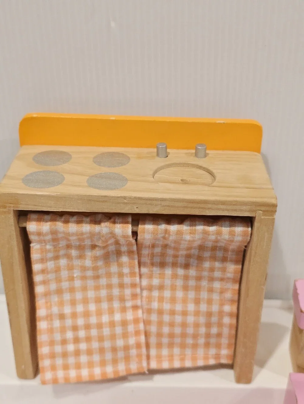 Wooden Dollhouse Mixed Furniture Set